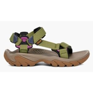 Teva Terra Fi 5 Universal Sandals Womens 7 Olive Green Hiking Sport 1099443